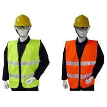 Safety Apparel Vest Polyester Tricot 2 Horizontal Reflector Front Back