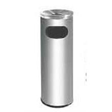 Stainless Steel Round Litter Bin Ashtray Top 295MM(W)X760MM(H) RAB042A