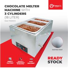 Chocolate Melter Machine With 3 Cylinders (18 Liter)