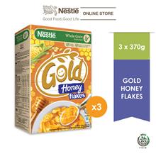 Nestle Gold Honey Flakes 370g x 3 Box)