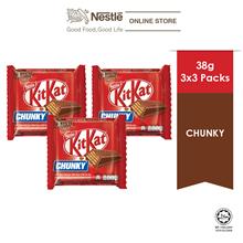 Nestle KITKAT CHUNKY 3bars x 38g, x3 packs