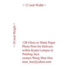 12R S12R 12x18 30x45cm PHOTO print Gloss or Matte Paper