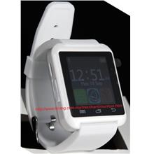 White UWatch Bluetooth Smart Watch LCD to Remote Android Phone