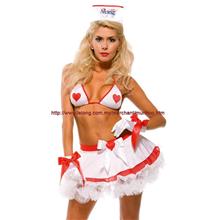 Sexy Nurse Lingerie Dress Costume YHH01