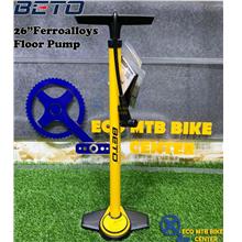 BETO 26' Ferroalloys Floor Pump Presta and Schrader (CMP-135SG5)
