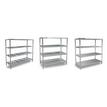 Kitchen Equipment Stainless Steel 4 Tier Rack Perforated Slated Solid