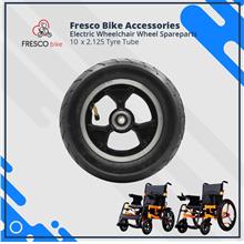 10 x 2.125 Tyre &amp; Tube Front Ram Sparepart One Set