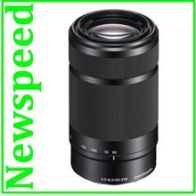 New Sony NEX E Mount 55-210mm F4.5-6.3 E-Mount SEL55210 Lens (Black)