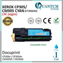 Fuji Xerox CP305 CP305D CM305 CM305DF CT201633 Cyan Compatible Toner