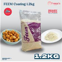 FEEM Caramel Mix Popcorn Coating 1.2kg Karamel Campuran