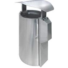 Stainless Steel Round Waste Bin Open Top Ashtray RAB149OT 1155mm(H)
