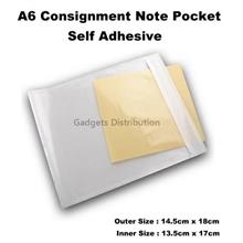 100pcs A6 Self Adhesive Consignment Note Pocket 14.5*18cm 2522.1
