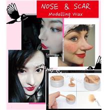 Scar Wax-Nose Chin Wound-SFX Stage Make Up-Flesh Distortion-Modelling