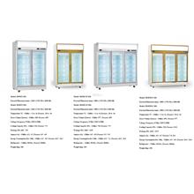 Commercial Dual Display Chiller+Freezer Berjaya 2Door 3Door DCF MG/SM