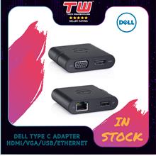 Dell Type C Dongle - HDMI / VGA / USB / Ethernet