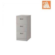 Steel Filing Cabinet 3Drawer LX43PS 464(W)x620(D)x1020(H)mm Anti Tilt