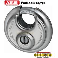 ABUS Padlock 26/70 ~ Diskus (1 Lock 2 Keys)