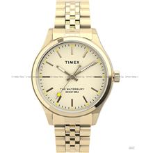 TIMEX TW2U23200 (W) Waterbury Neon 34mm SS Bracelet Gold