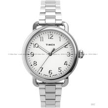 TIMEX TW2U13700 (W) Standard 34mm Oversized Crown SS Bracelet Silver