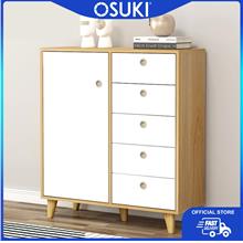 OSUKI Storage Cabinet Drawer 80cm Wardrobe