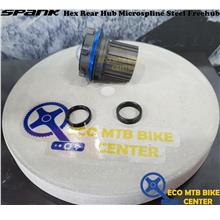 Spank Hex Rear Hub Microspline Steel Freehub &amp; Spacer Ring &amp; Conversio