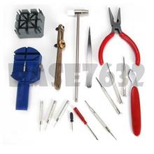 16pcs  Watch Repair Tool Kit Band Open Back Case Link Remover 1334.1 