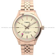 TIMEX TW2U23300 (W) Waterbury Neon 34mm SS Bracelet Rose Gold