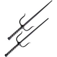 Ninja Octagon Chrome Sai Kendo Turtle Martial Art Fork Training Weapon