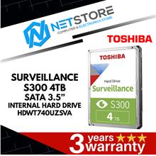 TOSHIBA SURVEILLANCE S300 4TB SATA 3.5&quot; 5400RPM HHD - HDWT740UZSVA