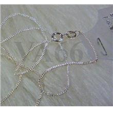 DIY 1pc 16” 925 Sterling Silver Hallmark Link Chain for Pendant AG020