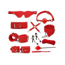 SM Flirting Toy Set (10 in 1) Package Sex Play for Couple 束缚SM 10件套