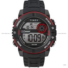 TIMEX TW5M34800 (M) DGTL 45mm Digital Sports Silicone Black Red