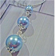 925 Sterling Silver Swarovski Pearl 18" Necklace 27 Colour Choices