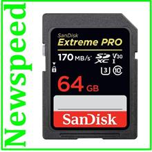 SanDisk 64GB SD Extreme PRO UHS-I SDXC Memory Card - Ready Stock