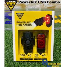 TOPEAK Light Powerlux USB Combo Headlux 100 + Taillux 25
