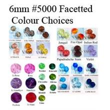 6mm #5000 Swarovski Crystal Facetted Round 24pcs Color choices