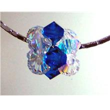 WGP Swarovski Crystal Ball Necklace 10 Color Choices