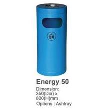 Polyethylene Bin Energy 50 350mm(Dia)x800mm(H) Optional Ashtray Top