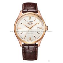CITIZEN C7 Crystal Seven NH8393-05A Automatic Day Date Leather Brown