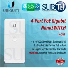 Ubiquiti N-SW NanoSwitch 4 port Gigabit Outdoor POE Nano Switch UBNT