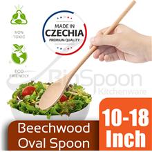 BIGSPOON 10/12/14/16/18 &quot; Beechwood Spoon Long Handle Kitchen Ute..