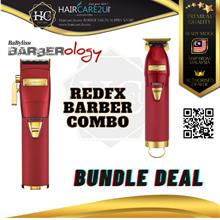 BaByliss PRO REDFX Barber Combo Hair Clipper &amp; Skeleton Outliner