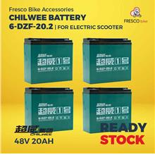 Electric Scooter/bike CHILWEE Battery 48V20AH 4PCS