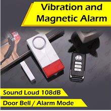 Vibration &amp; Magnetic Alarm+Doorbell for Door and Window
