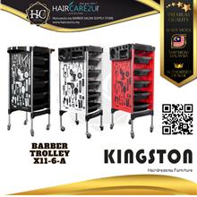 Kingston X11-6-A Barber Salon Hairdressing Trolley