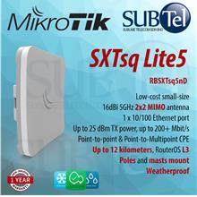 RBSXTsq5nD Mikrotik SXTsq Lite5 5GHz Outdoor WiFi CPE Bridge
