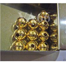 4mm, 6mm, 8mm 14K Gold Filled 6p Ball Spacer Bali Beads Findings