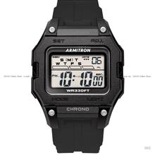ARMITRON 40/8460BLK Men Rugged Digi Chrono Sports 45mm Resin Black