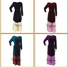 JUBAH DRESS RAFFEASIA MODERN DESIGN MATERIAL FUSAN