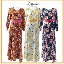 JUBAH MODERN MURAH RAFFEASIA SWEET PEA DRESS